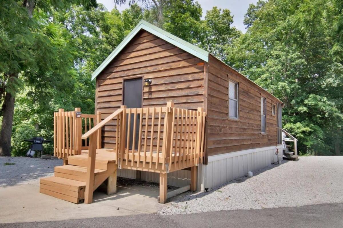 Charming Log Cabin In Bloomington Buitenkant foto